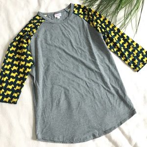 Lularoe unicorn Scottish dog Randy top